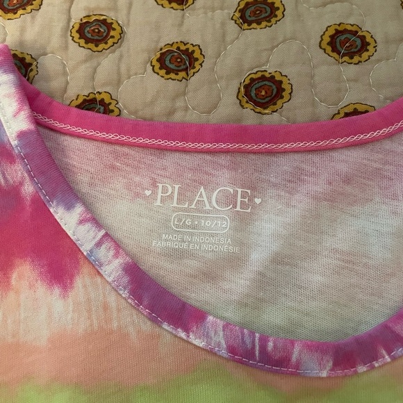NWT: The Children’s Place Lightweight Tye Dye Tiered Maxi Tank Dress: 10/12 - Picture 5 of 5